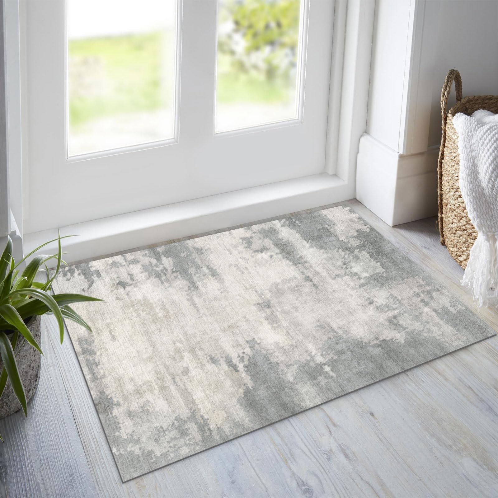 LYGLIGH Thin Door Mat Bathroom Rugs Entryway Rugs Ultra Thin NonSlip