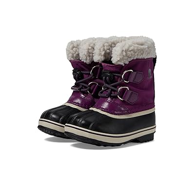 SOREL Kids Childrens Yoot Pac Nylon WP (Toddler/Little Kid) Kids Shoes Wild Iris/Dark Plum
