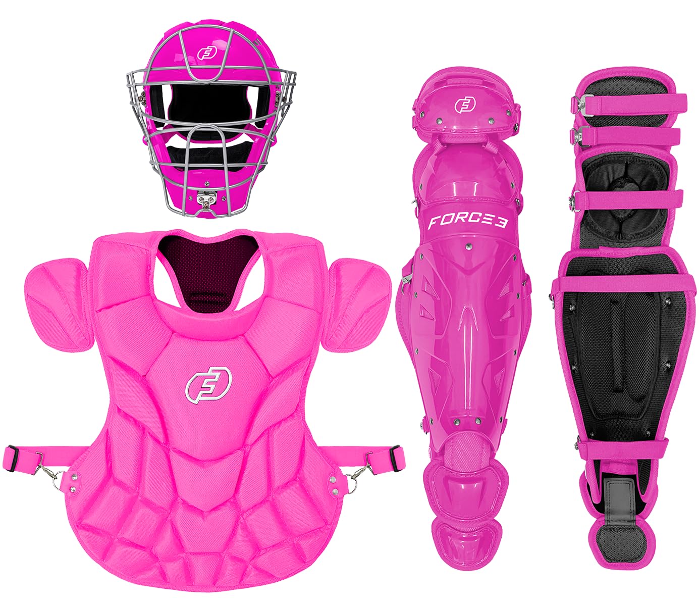 FORCE3 Defender Catchers Set | Meets NOCSAE