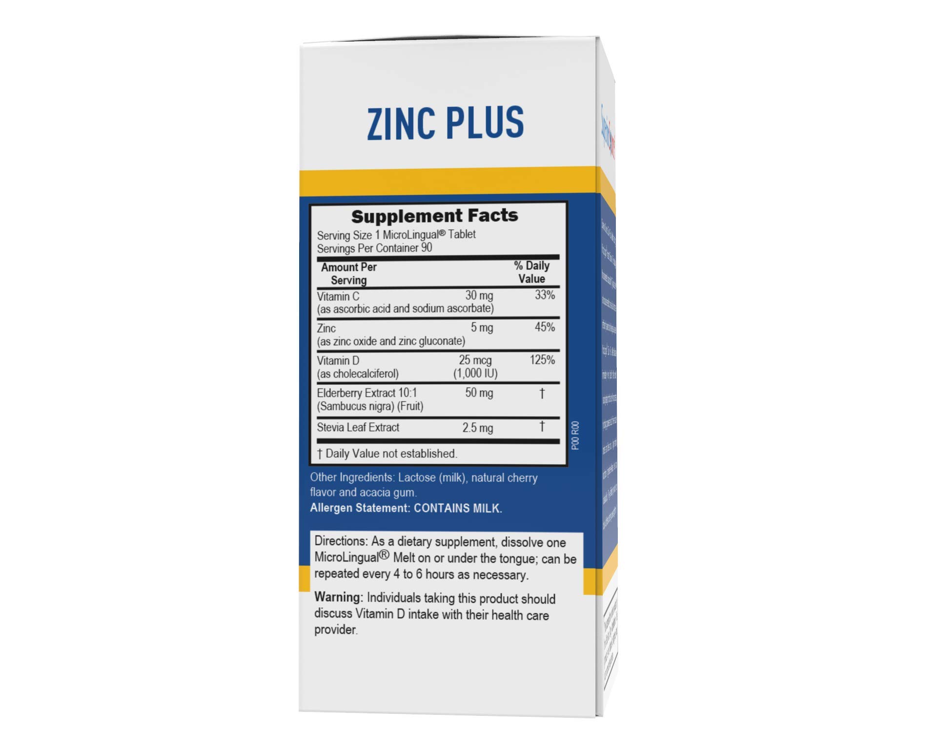 Superior Source Zinc Plus Lozenges, with Vitamin C (30 mg), D3 (1,000