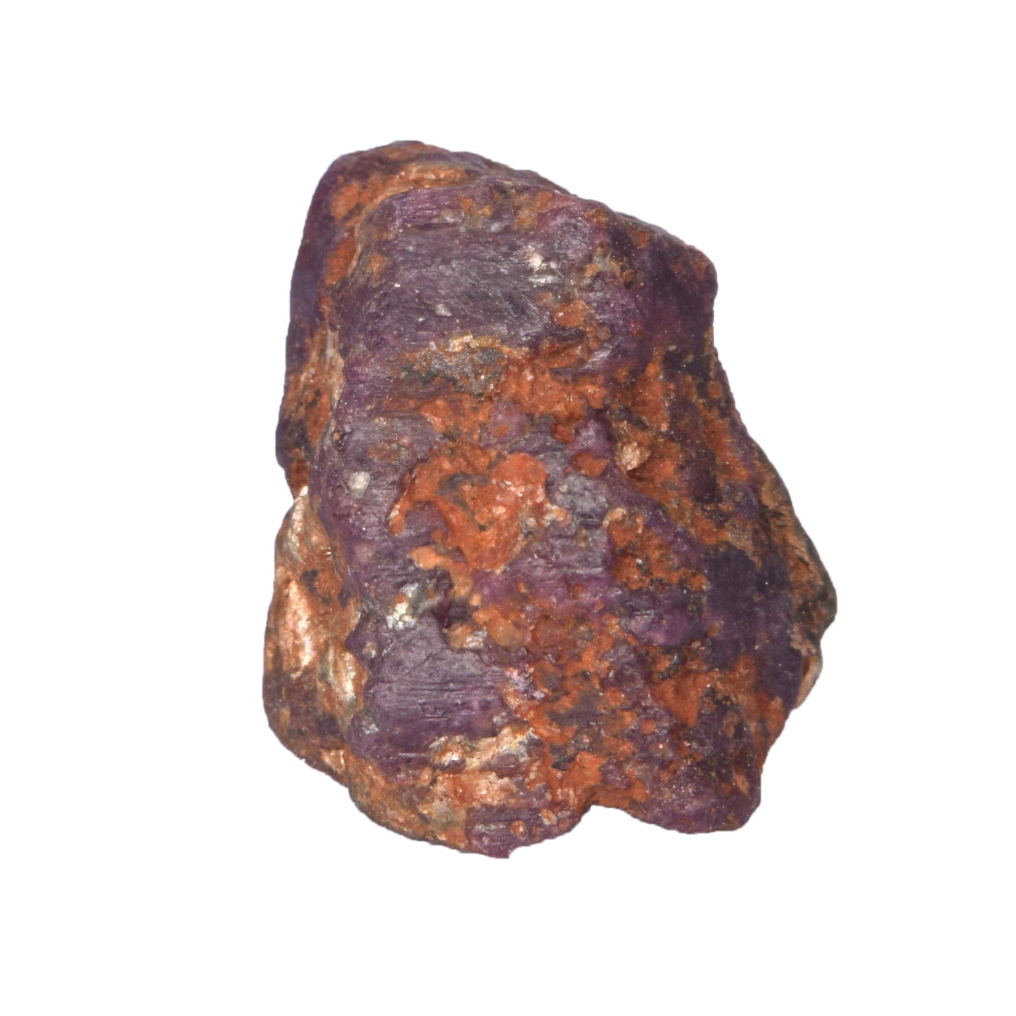 GEMHUBReal-Gemstone Natural Crystal Star Ruby 75.50 Carat. Rough Star Ruby Certified Stone Loose Ruby Gemstone ES-850