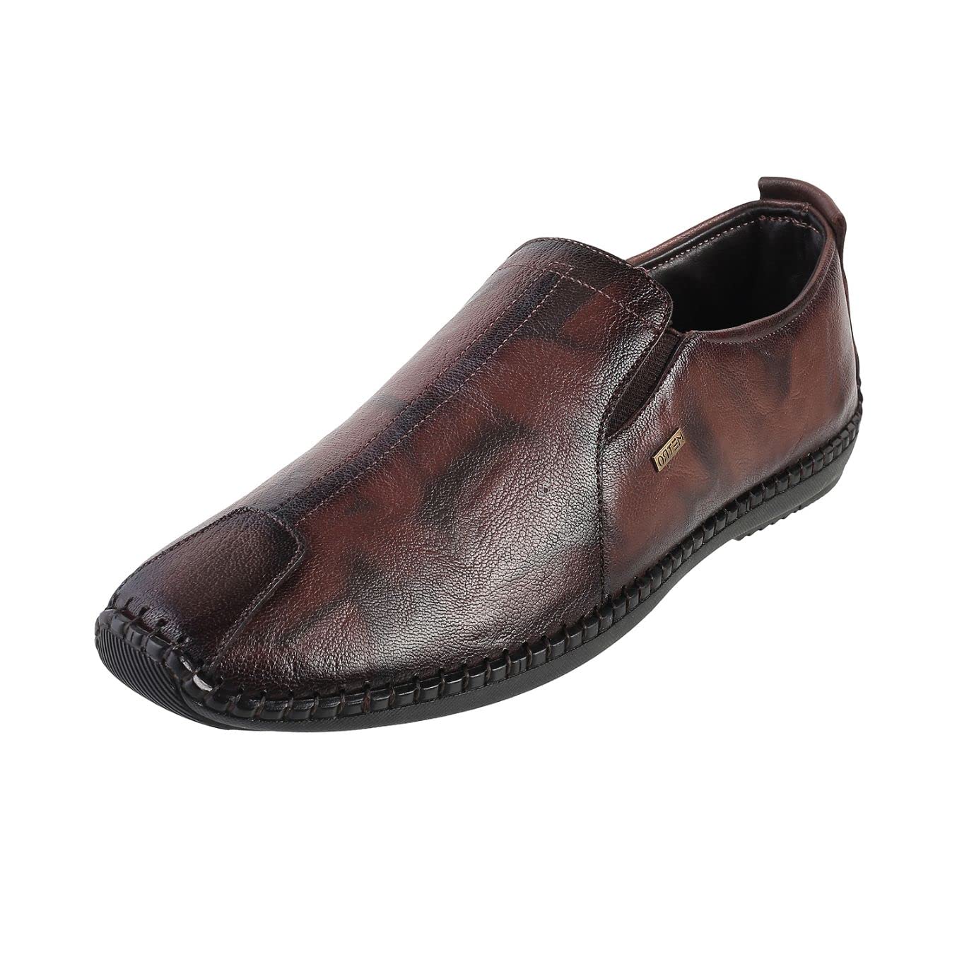 Metro Mens Leather Brown Mocassin (Size (8 UK (42 EU)) (B0B51YC6RS) Amazon Price History, Amazon Price Tracker