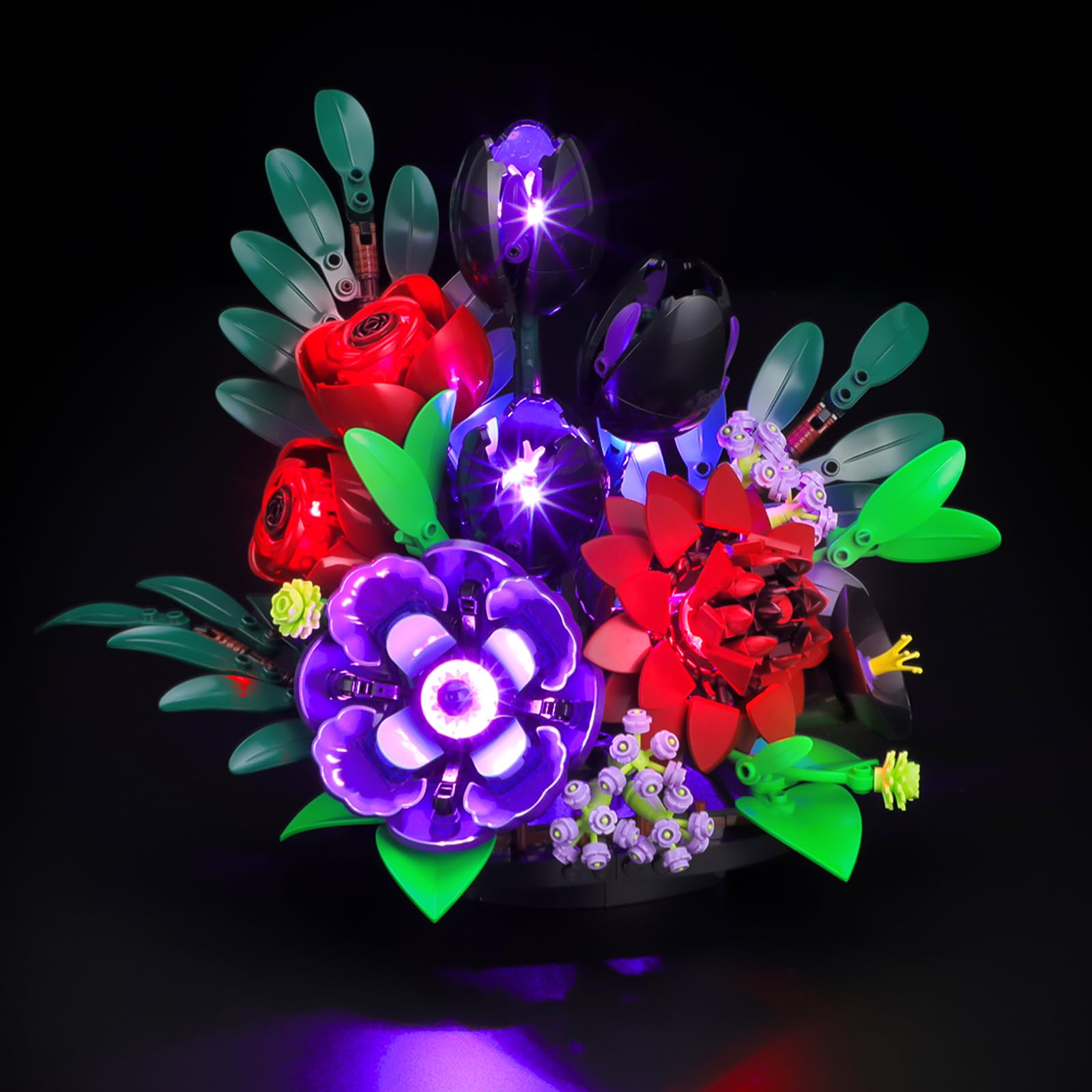 BRIKSMAX Zestaw oświetlenia LED do LEGO 11513 Ciemna kompozycja kwiatowa - Kompatybilny z Lego Botanicals Model klocków - Nie zawiera zestawu Lego