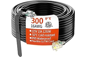 HUANCHAIN 300FT 16 Gauge Extension Cord