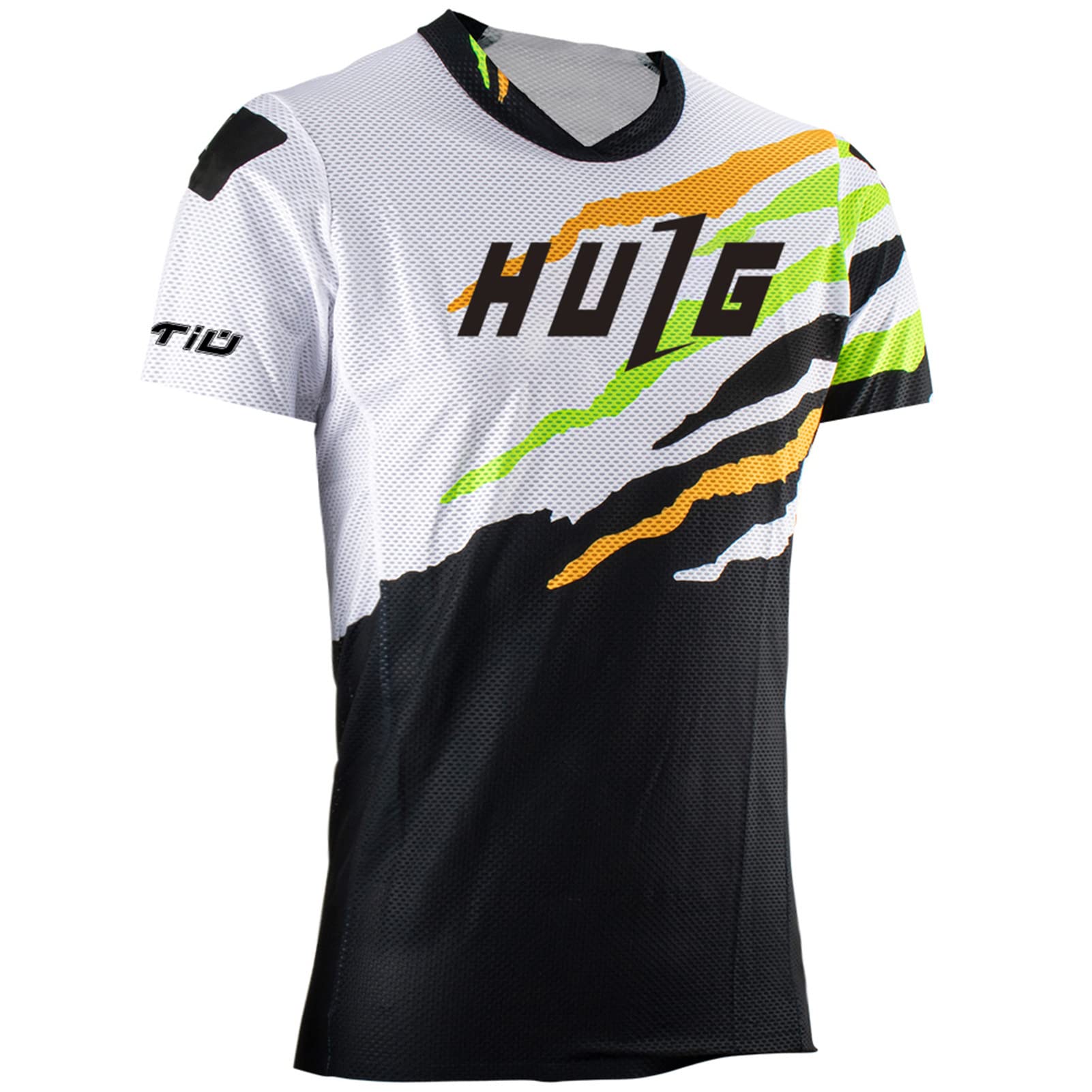 Maglia MTB Da Uomo Manica Corta,maglia Da Discesa,motocross Camicia Da Mountain Bike,consistenza Morbida, Assorbimento Dell'umidità MTB BMX