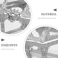 Vista 3 de Tratar 10 unids cajas de regalo de San Valentín Cofre del tesoro Cajas de dulces Contenedores de dulces Cajas de regalo de boda Cajas claras Cajas