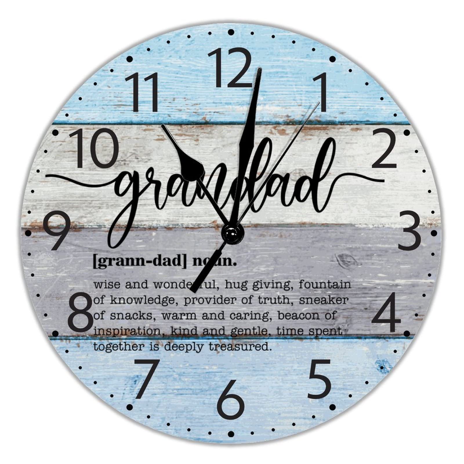 Horloge murale à piles à quartz silencieuse UFunhome 38cm