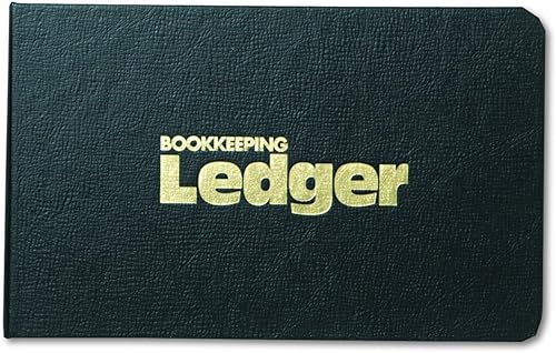 Miniatura 3 de Rediform 63453 Carpeta de libro mayor de 4 anillos de 1 pulgada con 100 hojas mini-libro mayor e índice A-Z, 5 x 8.5 pulgadas (negro)