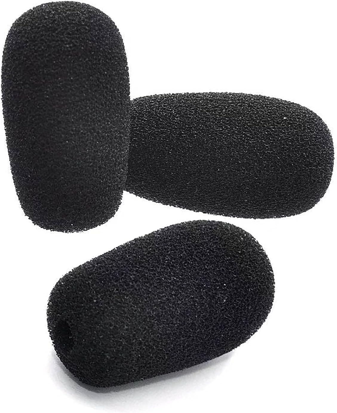 Blue Parrott B250 Foam Replacement for BlueParrott B250 B350 B450 B550 C400 S450 Noise canceling Headset Microphone Pop Filter Windscreen Mic Cover, 3-Pack