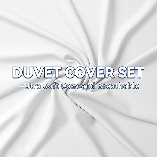 Miniatura 5 de MKHFUW Juego de ropa de cama para niñas, juego de funda de edredón con 1 funda de edredón y 2 fundas de almohada, juego de funda de edredón