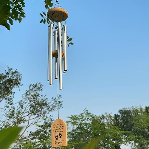 Miniatura 5 de Campanillas de viento conmemorativas  Regalos de condolencia para la pérdida de bebé  Regalos de pérdida de embarazo para madres