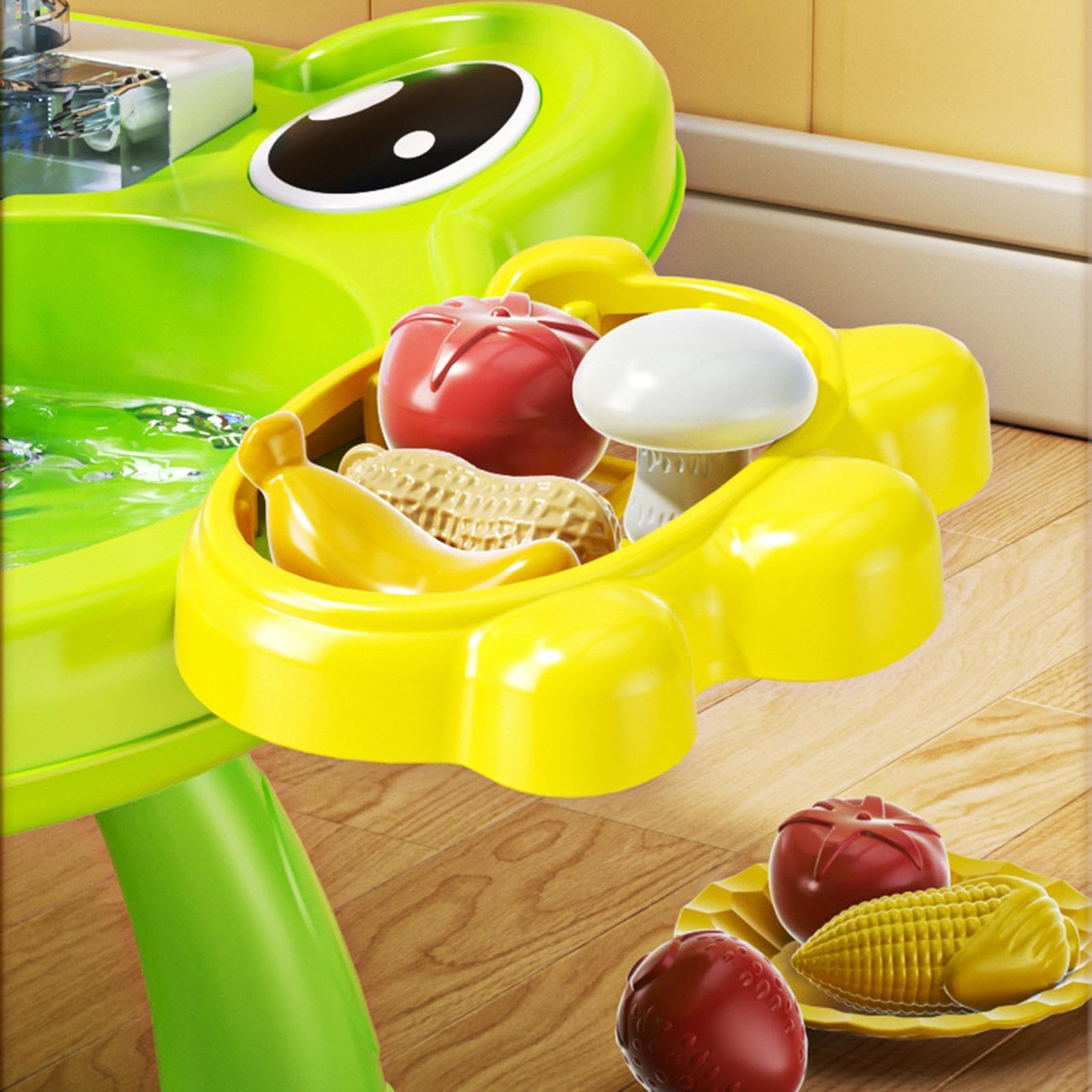 Lavello Giocattolo | Educativo Elettrico Interattivo | Giochi d'Acqua con Cibo da Cucina - Regalo Compleanno Festa Interno Esterno Casa Soggiorno Balcone