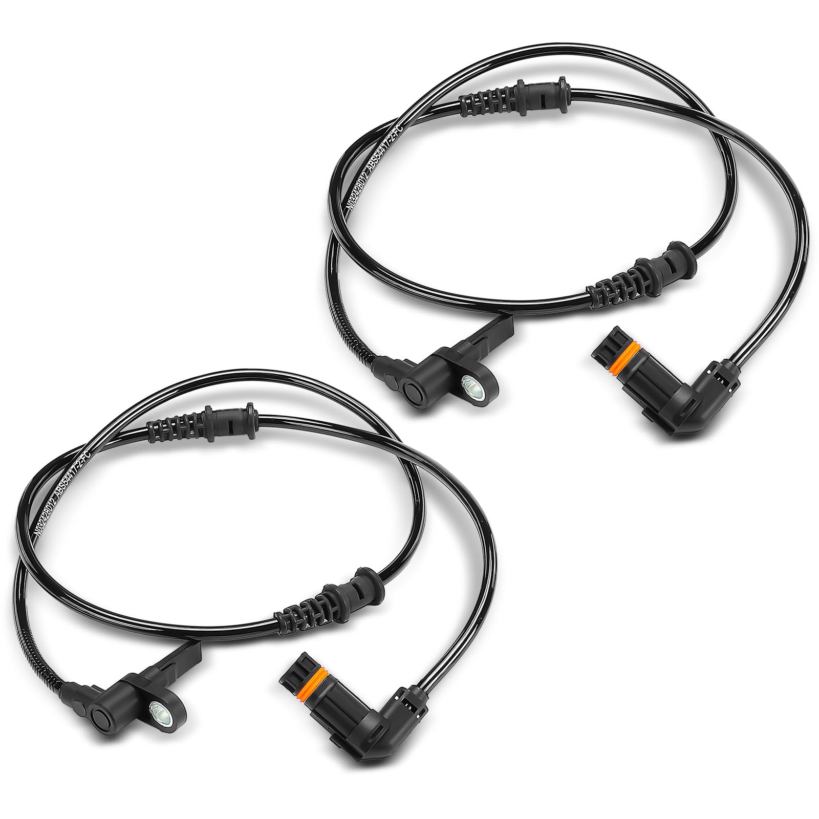 Frankberg 2 capteurs ABS, capteur de vitesse ABS avant 2 broches | 6395400417 Compatible avec: Bus Vito W639, Viano W639, Vito/Mixto Fourgon W639