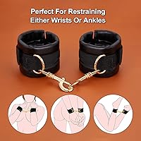 Vista 17 de Utimi Under The Bed Bondage Restraints Sistema negro