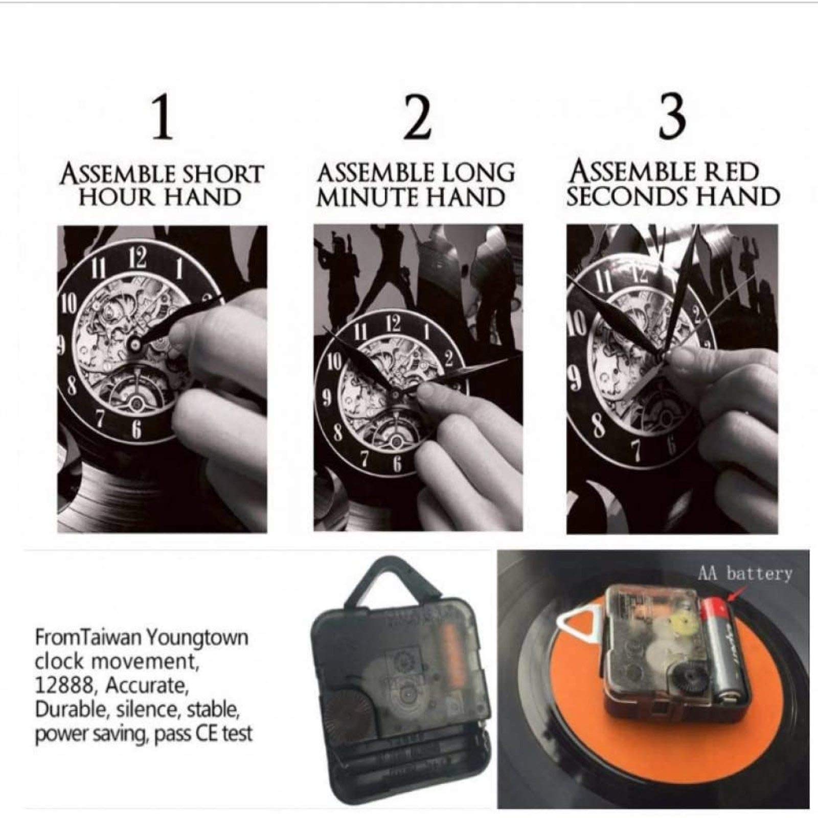 clockfc Disque de Cigarette lectronique Horloge Murale fume Horloge  Design Moderne Art Mural dcoration pour Magasin Cadeau pour Elle Horloge  Murale en Vinyle de 12 Pouces : Amazon.fr: Cuisine et Maison