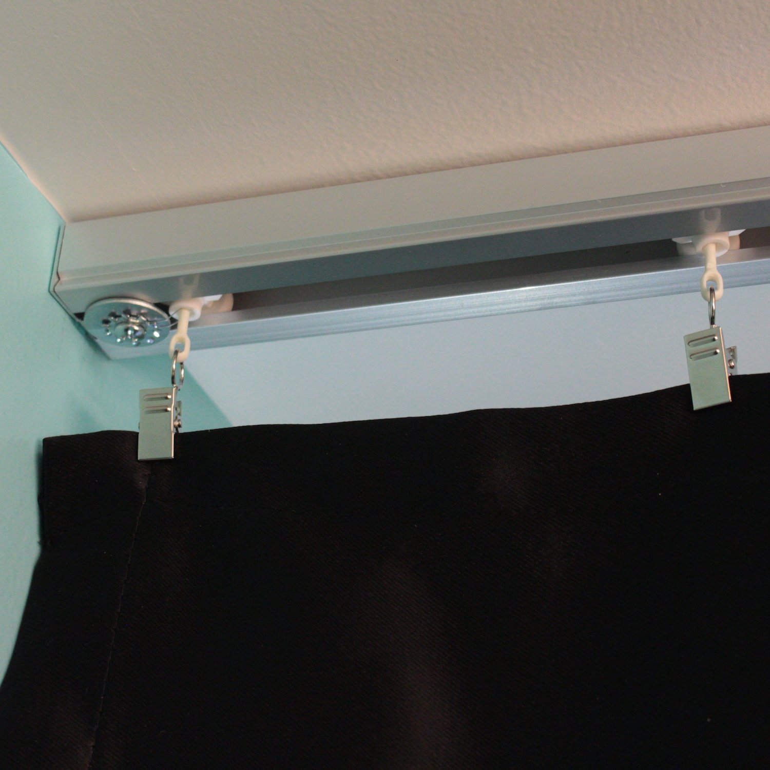 Room/Dividers/Now Curtain Track Pinch Clips Curtain Rail Ceiling