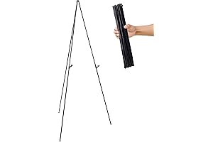 U.S. Art Supply Easy Folding Display Easel for Weddings