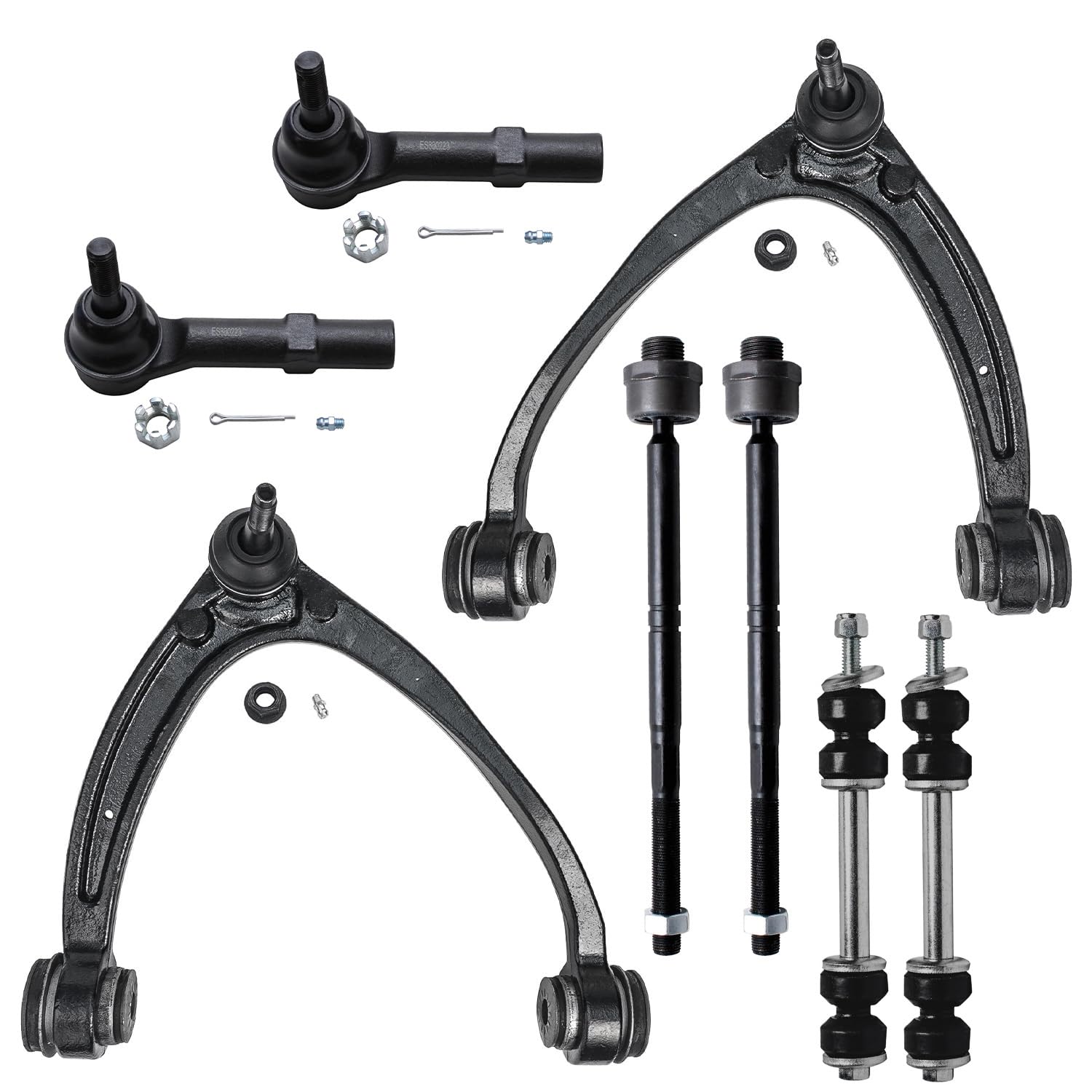 Detroit Axle - 8pc Front End Suspension Kit for 07-13 Chevy Silverado 1500