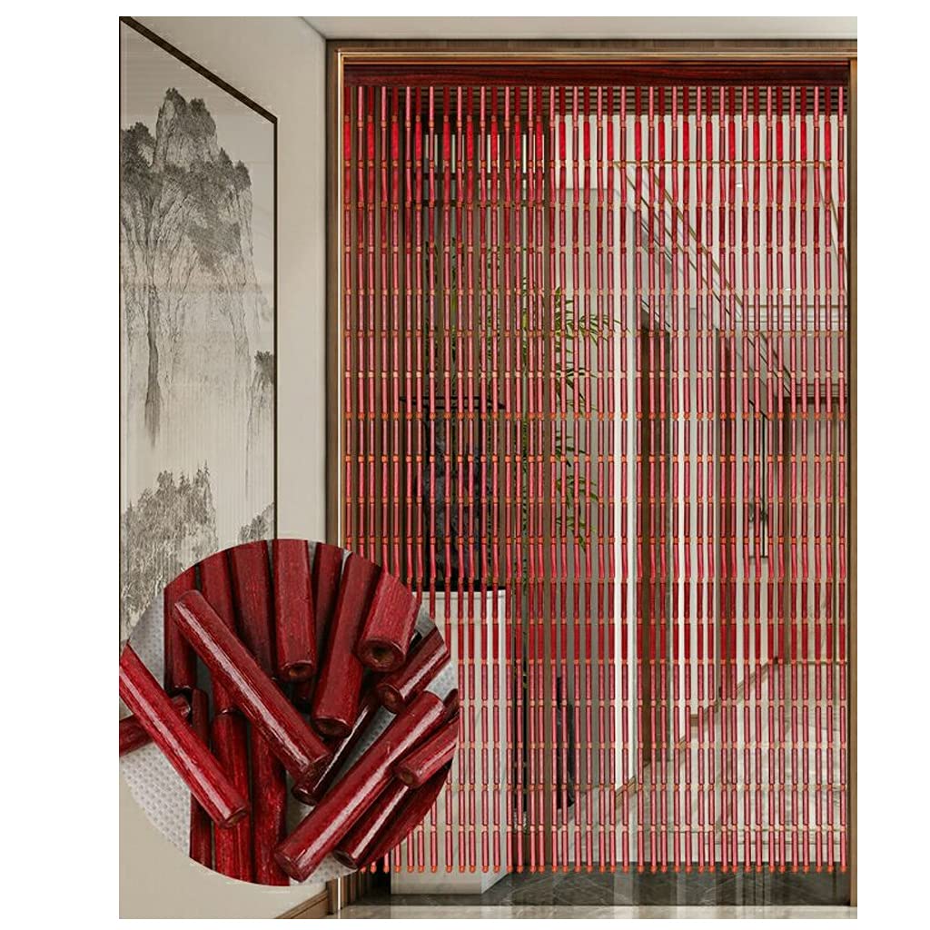 Rideau de perles pour portes en bambou occultant et modulable