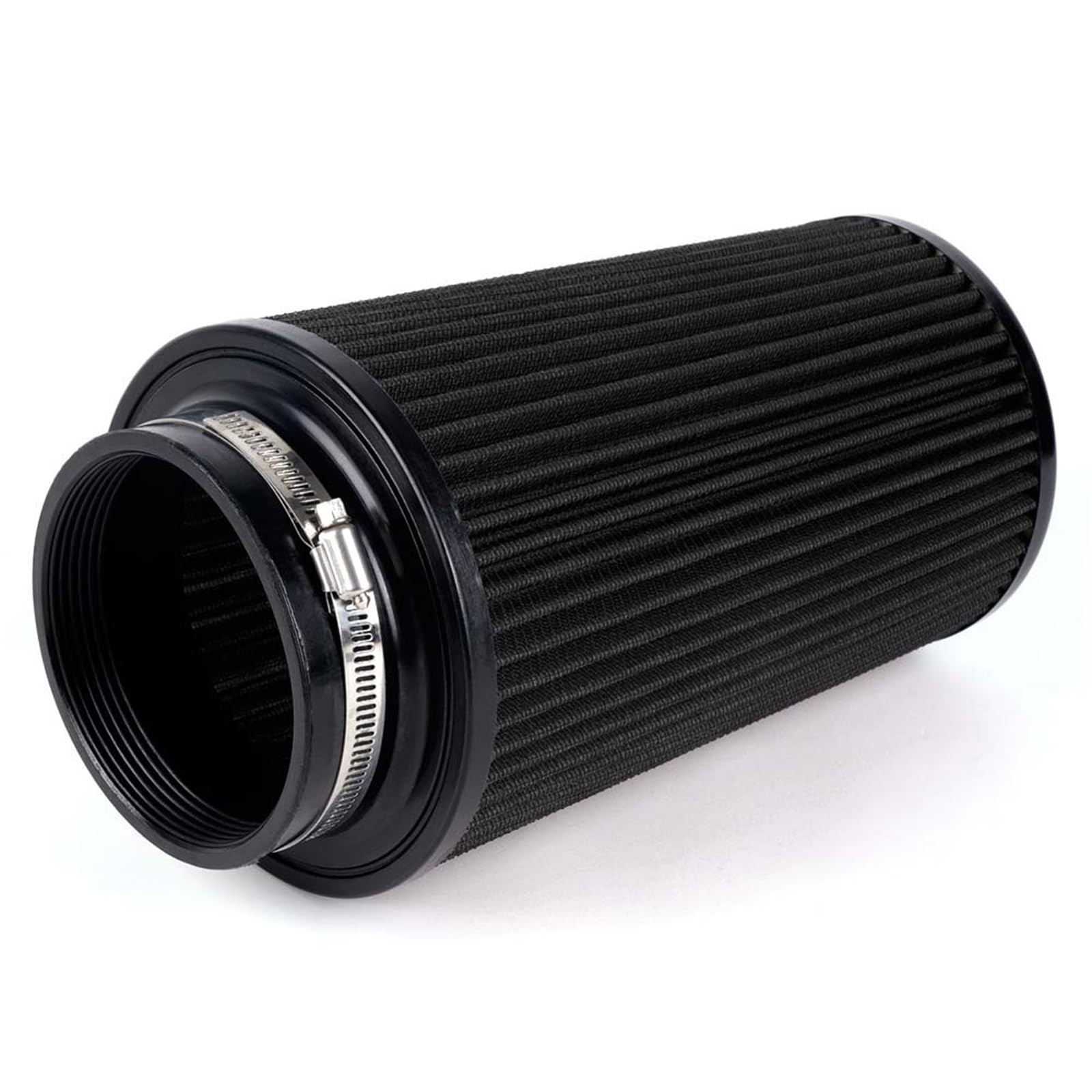 Kit filtri auto Filtro aria di aspirazione fredda ad alto flusso per auto da corsa RASTP-3", 3,5", 4", tre misure, filtri conici lavabili, altezza Filtro aria condizionata(Red)