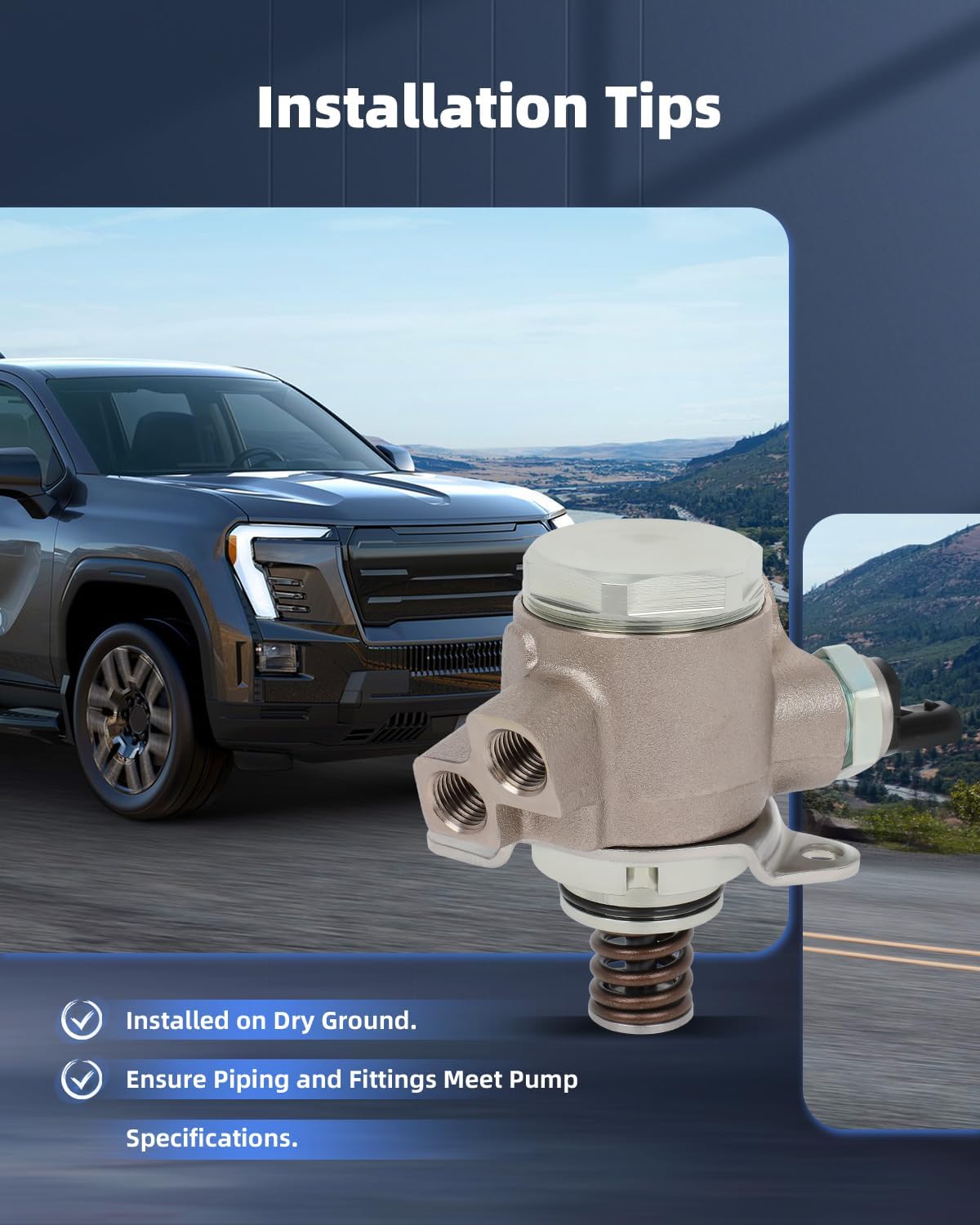 ECCPP High Pressure Fuel Pump Replacement for 2008-2009 for A5 3.2L,2011-2012 for A8 4.2L, HM10043