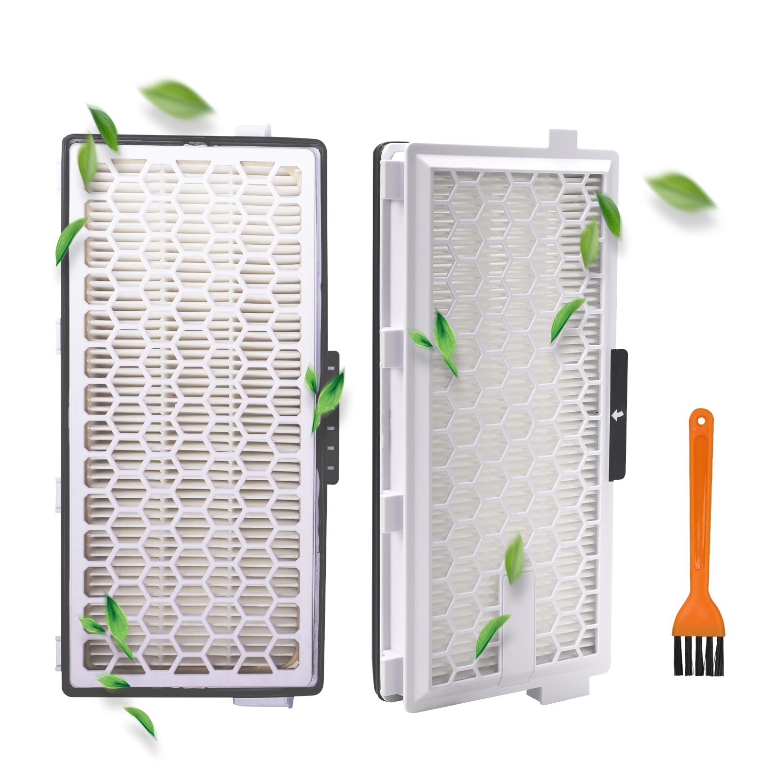 Miele HEPA AirClean SF-HA 50 S8340 di ricambio per aspirapolvere Miele Compact C1 C2 Complete C2 C3 adatto per S4, S5, S6, S8 serie con 2 filtri Active Airclean Plus