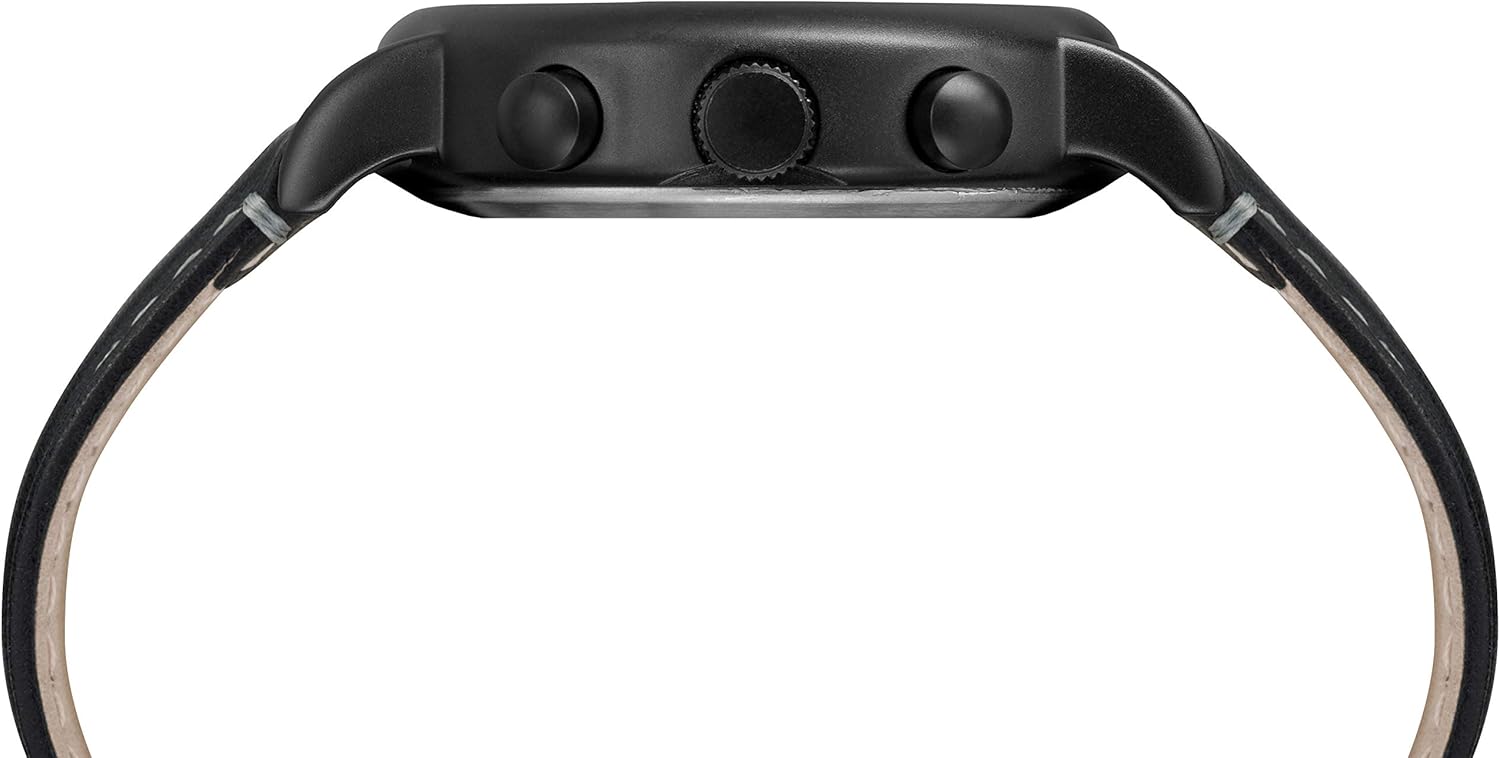 Timex Weekender Chronograph 40mm Watch Black/Gray Stripe/Blue