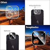 Vista 126 de 3 Pack Tempered Glass Camera Lens Protector for iPhone 12 6.1", Ultra HD, 9H Hardness, Anti-Scratch, Case Friendly, Easy to Install