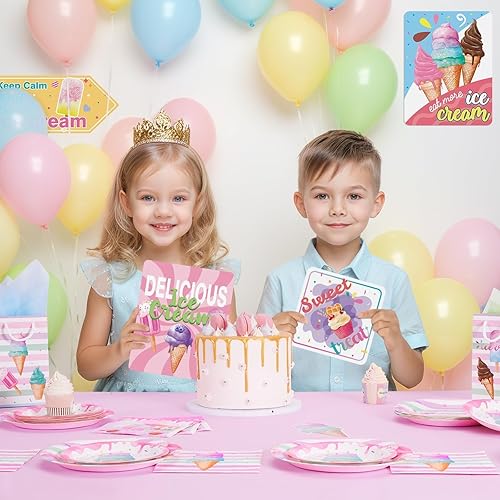 Miniatura 108 de WERNNSAI Decoraciones de fiesta de tiburón: 6 piezas divertidas de decoración de fiesta de cumpleaños de tiburón para niños y niños bajo el mar