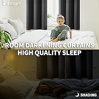 Vista 3 de Cortinas BGment opacas, con ojales, 2 paneles