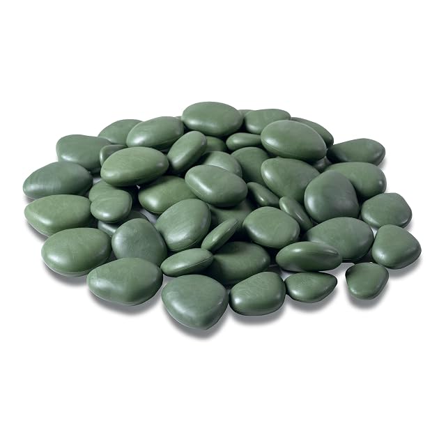 Foto 2 de 4 de Tera - Piedras decorativas de plástico para macetas y acuarios, piedras decorativas de plástico, piedras…