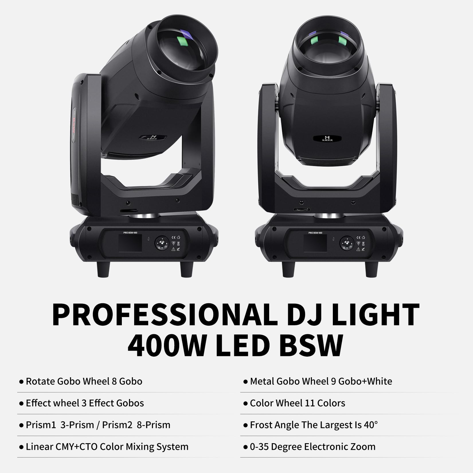 Amazon.com: DJCLUB LED Beam Spot Wash 3In1 Moving Head 400W