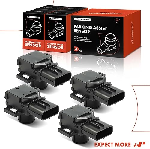 Miniatura 7 de A-Premium Sensor de asistencia de estacionamiento de respaldo inverso, de 4 piezas, compatible con modelos seleccionados de Toyota y Lexus, Land