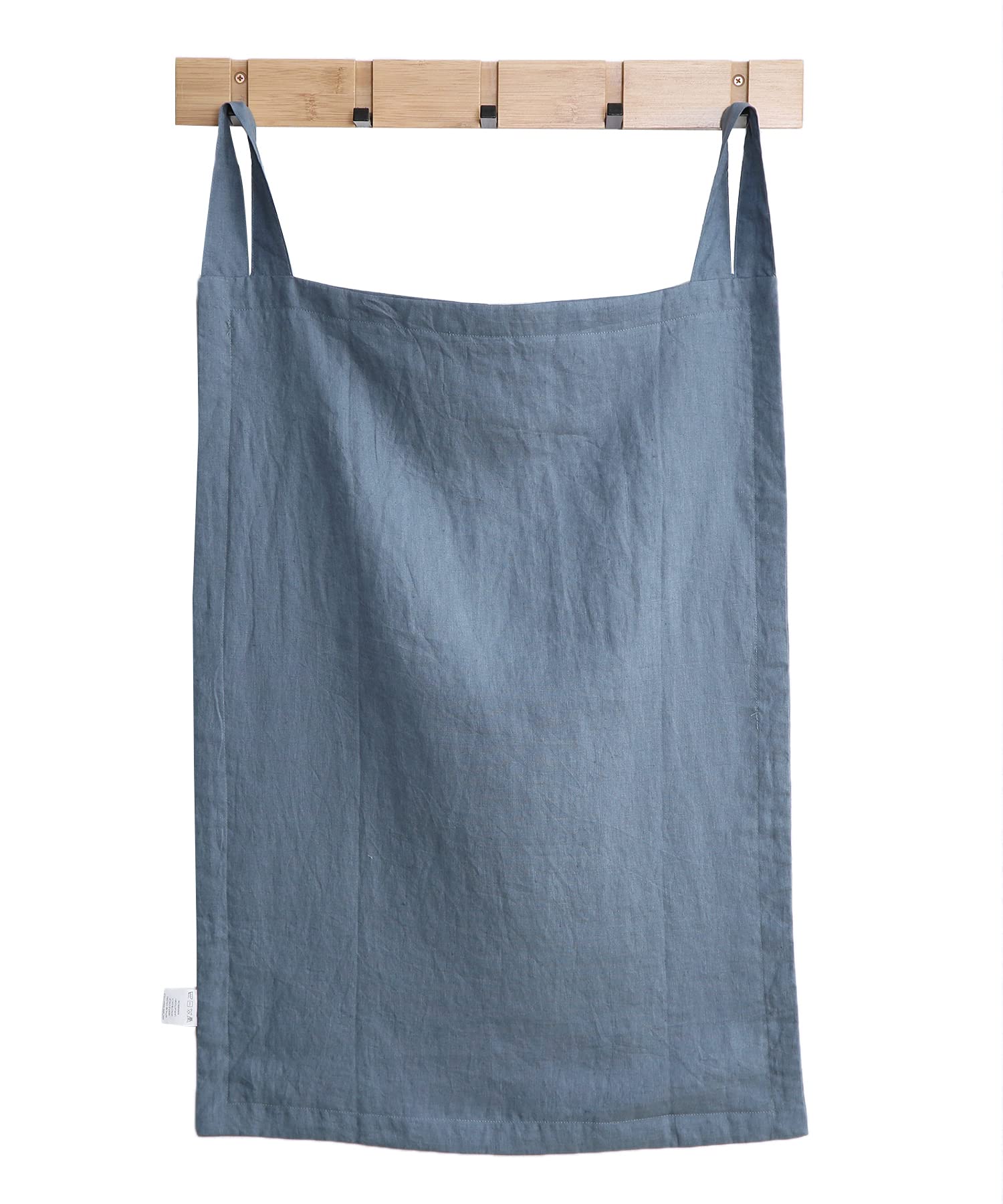 Amazhiyu 100% lino porta appeso portabiancheria borsa 40 x 57 pollici (denim)