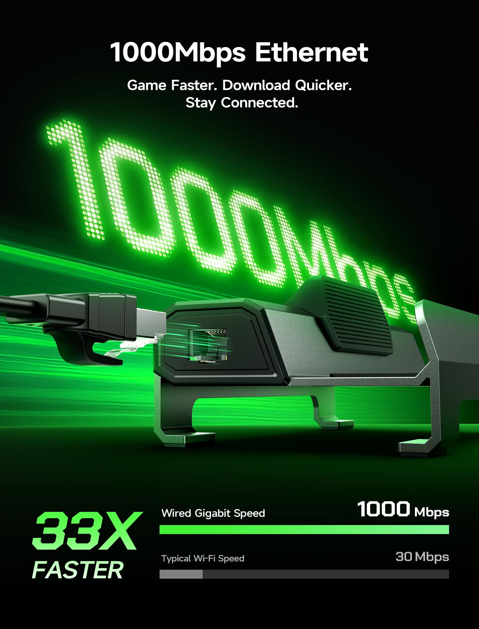 JSAUX 6-w-1 stacja dokująca 4K@120Hz dla Steam Deck ROG Xbox Ally/Xbox Ally X/Valve Steam Deck/OLED/ASUS ROG Ally X/Lenovo Legion go S/2, stacja dokująca z HDMI 2.1, 1Gbps Ethernet, 3 x USB 3.0, 100W