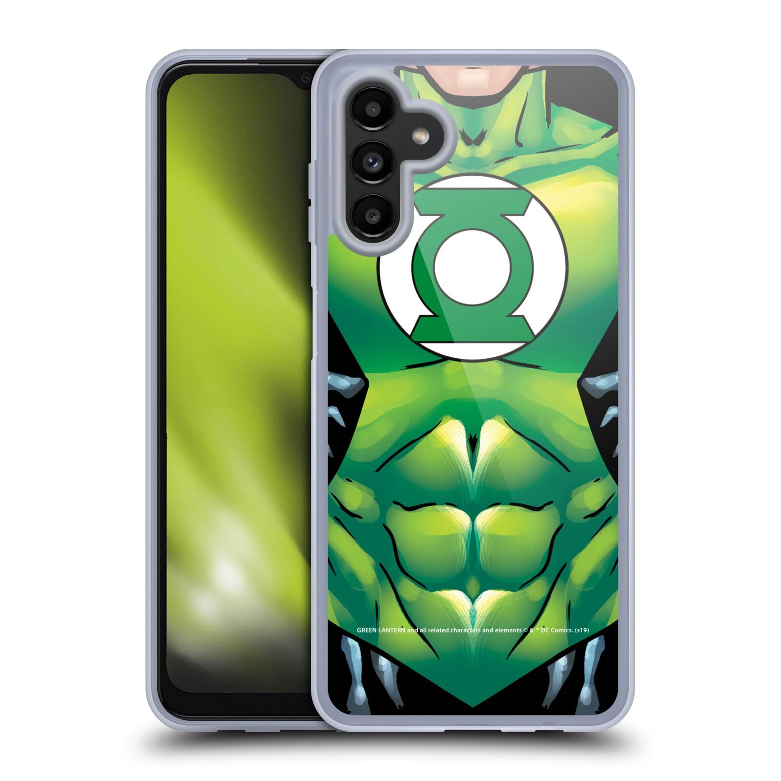 Carcasa Samsung A13 5G Evita Arañazos Funda Linterna Verde DC 7