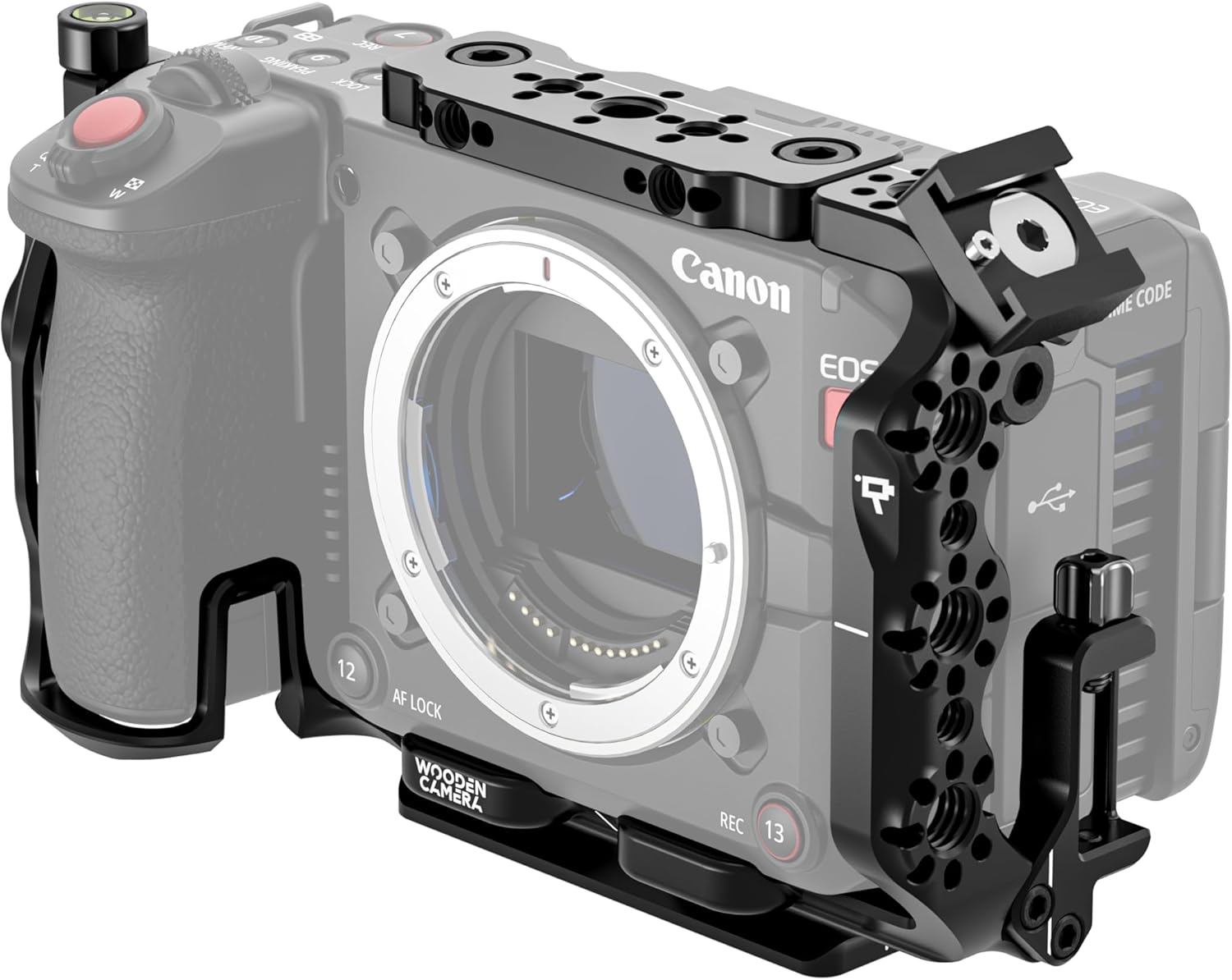 Wooden Camera Full Cage for Canon EOS C50 – Precision-Fit Modular Professional Camera Cage with Accessory Mounting for Cinema Production