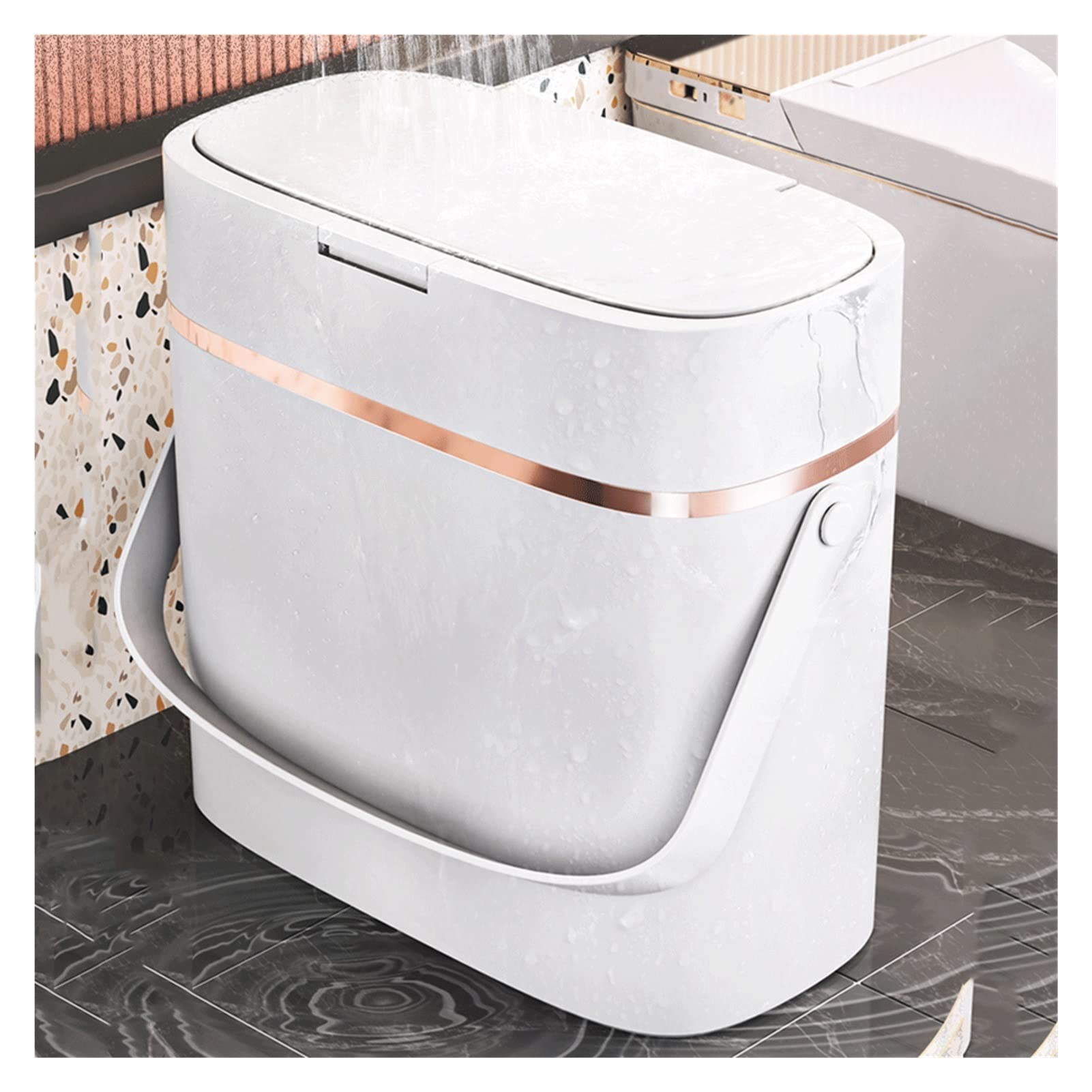 Utilisez la Poubelle désodorisante de de la poignée for élargir Le Panier en Papier aromathérapie(Wit)
