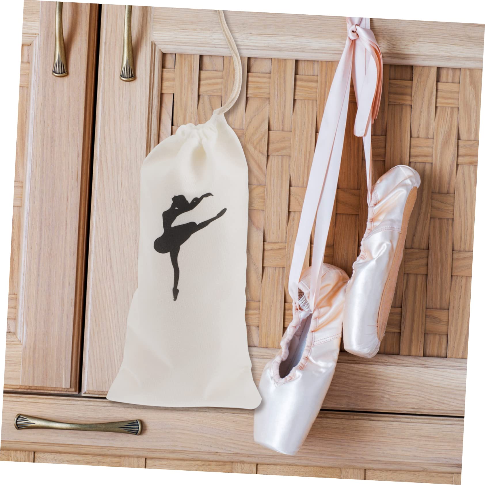 HANABASS Bolsa De Zapatillas De Ballet De Lienzo Cordón para Almacenamiento De Zapatillas para Y Niñas Clases