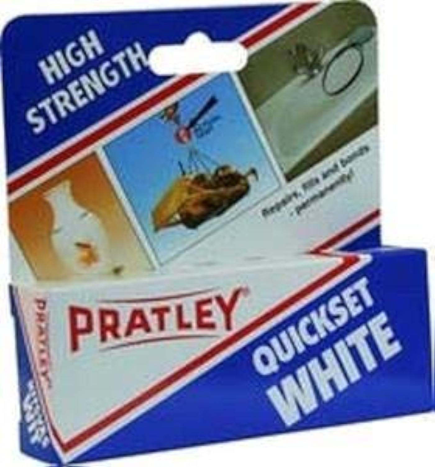 Pratley Adhesives Quickset White Epoxy - Shiny White Finish