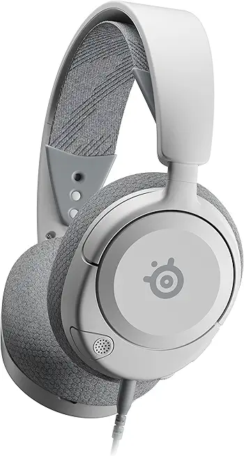 SteelSeries Arctis Nova 1 - Multi-System Gaming-Headset – Hi-Fi-Treiber – 360° Surround-Sound – AirWeave Memory Foam-Ohrpolster – Mikrofon mit Geräuschunterdrückung –PC, PS5, Xbox -Weiß