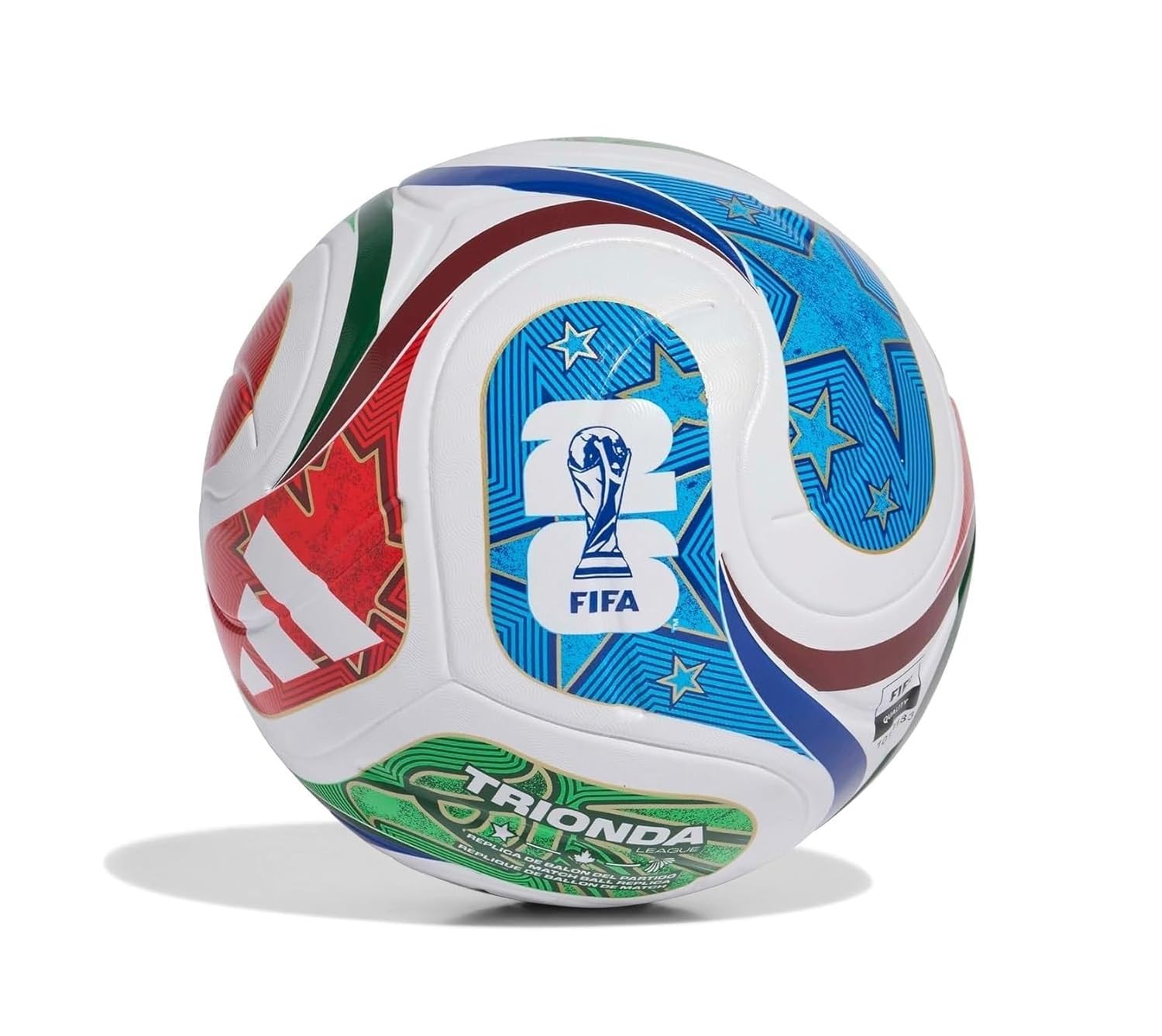 4 Colour for All Ages Suited for The Grass Fields | PU | Suitable for Grass |Practice Ball | Soccer Ball | for Men/Women | Football Size - 5 (Trio Colour-image-24