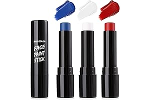 3PCS USA Face Paint Stick for Softball, Football, & Baseball