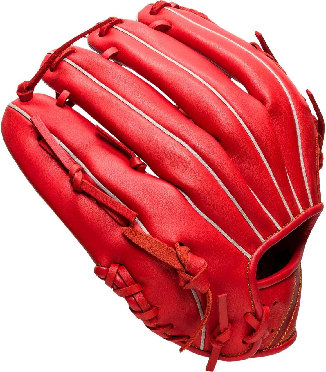 ASICS 3124A256 Baseball Boys Soft Gloves for All Around Infield, Professional Style (Tanaka Model), Medium Size