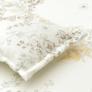 Jaipur Weaves Bedsheet King Size 100% Pure Cotton Bed Sheet with 2 Pillow Covers, 240 TC Premium Bedding Set, 108x108 inches, Super Soft Cozy (Garden Brown, Super King)