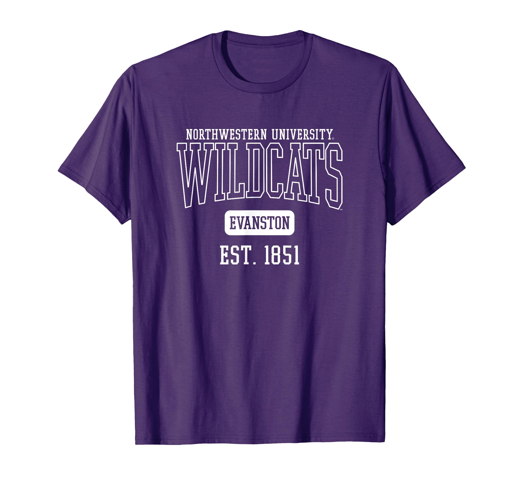 Northwestern University Wildcats Est. Date T-Shirt