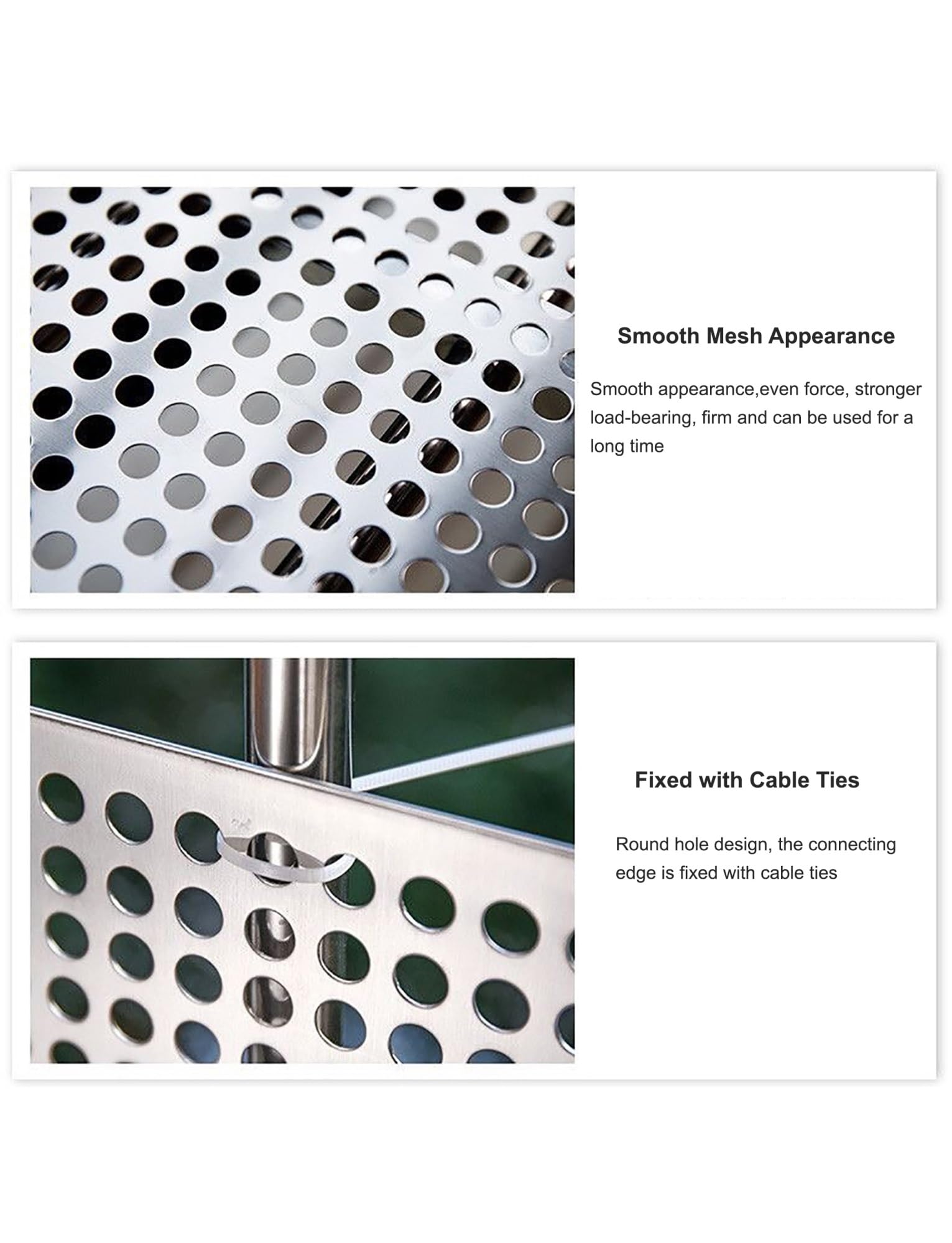 Chapas metálicas perforadas, Hoja de metal ampliada perforada acero inoxidable 304, 0,9 mm espesor, agujero 10, 40/50x100-140 cm(1pcs,50x110cm/19.7x43.3in)