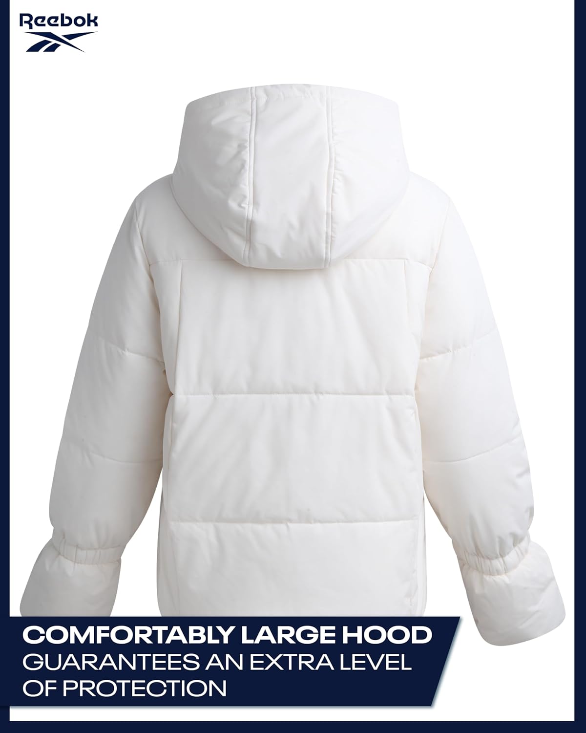 Reebok Womens Puffer Jacket - Insulated Water Resistant Quilted Parka Down Jacket Womens Winter Coats with Faux Fur Lining - Image 7