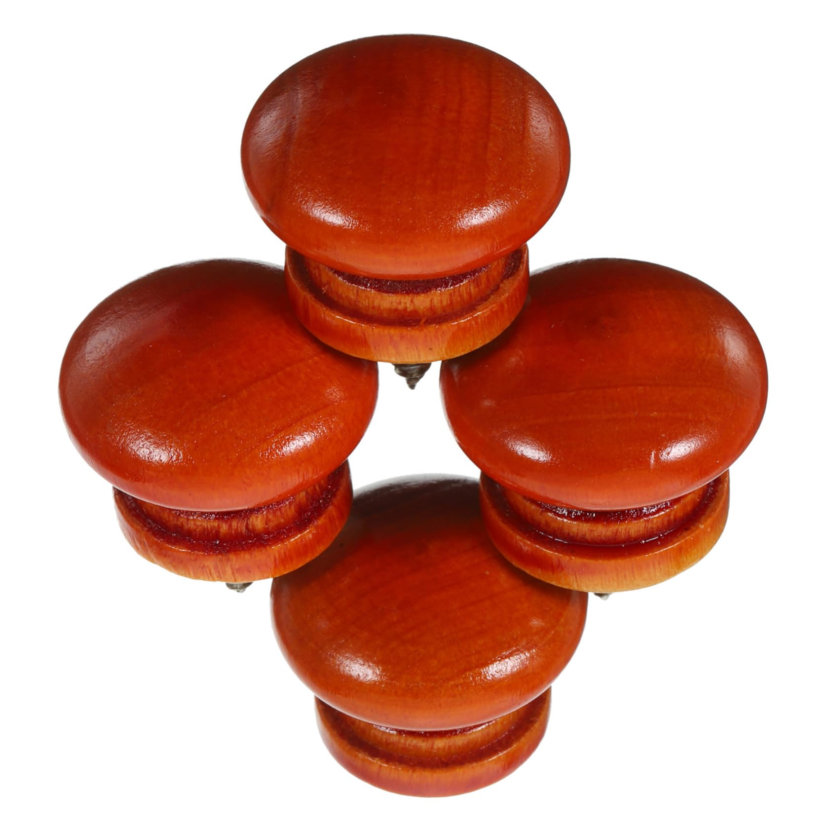 Uonlytech 5 Set Solid Industriale Celulare Tirare Pomelli Cassettiera Piatto Pomelli Dorati Di Mobili Porta Maniglie Per Mobili Comò in Legno Tira Maniglia Per Armadio Lega 4 Pezzi * 5