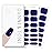 DANNI & TONI Semi Cured Gel Nail Strips Klein Blue (Klein Flash) Mirror Gel Nail Wraps Gift for Woman